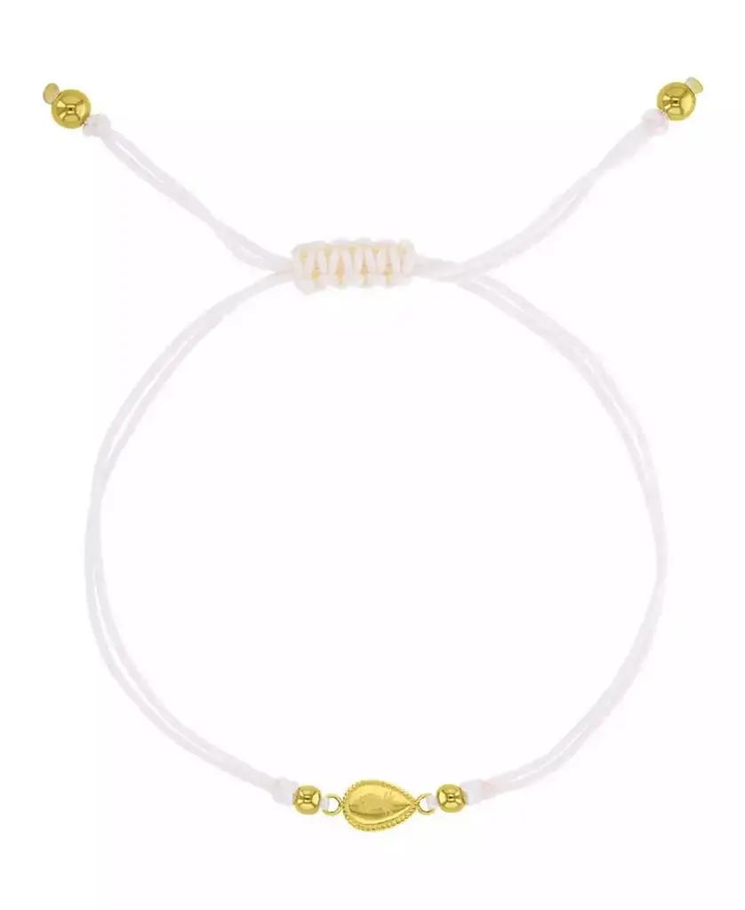Roxy Waterproof Yellow Pineapple Teardrop Charm Adjustable Bracelet