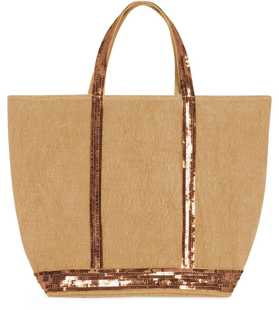 VANESSA BRUNO Linen M cabas tote 2
