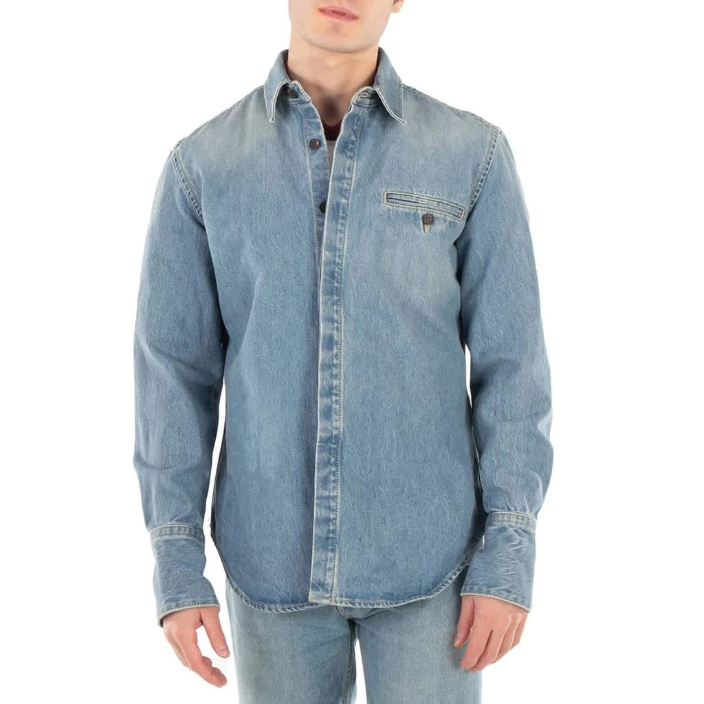 Salvatore Ferragamo Ferragamo Denim Long Sleeve Shirt 1