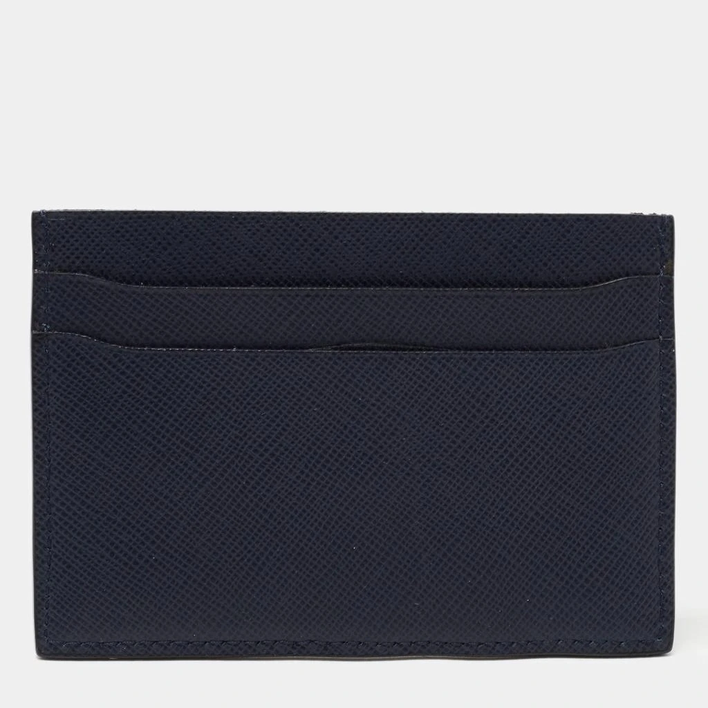 Giorgio Armani Giorgio Armani Navy Blue Leather Card Holder 5