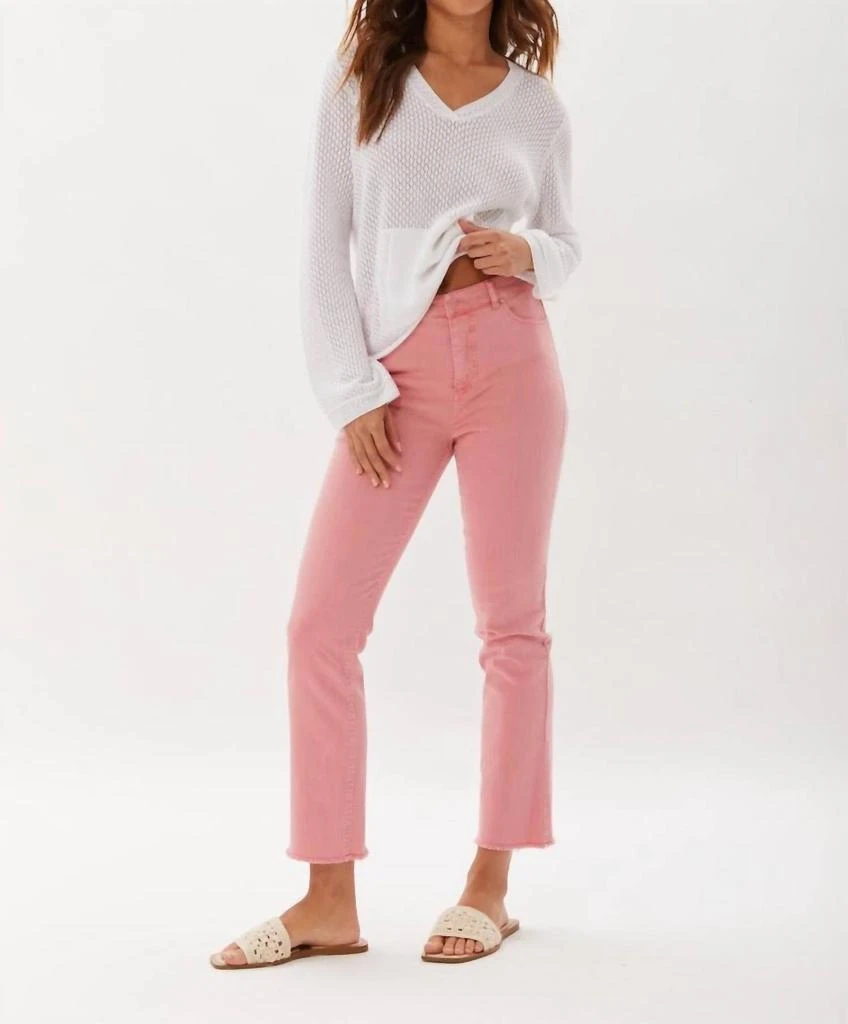 Ecru Ecru - LA CIENEGA STRAIGHT LEG CROPPED JEAN 4