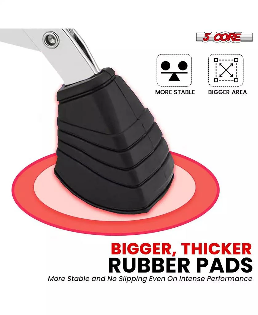 5 Core Drum Throne 4" Padded Guitar Stool Drummer Chair Adjustable Musician Seat - DS CH YLW SDL HD 10