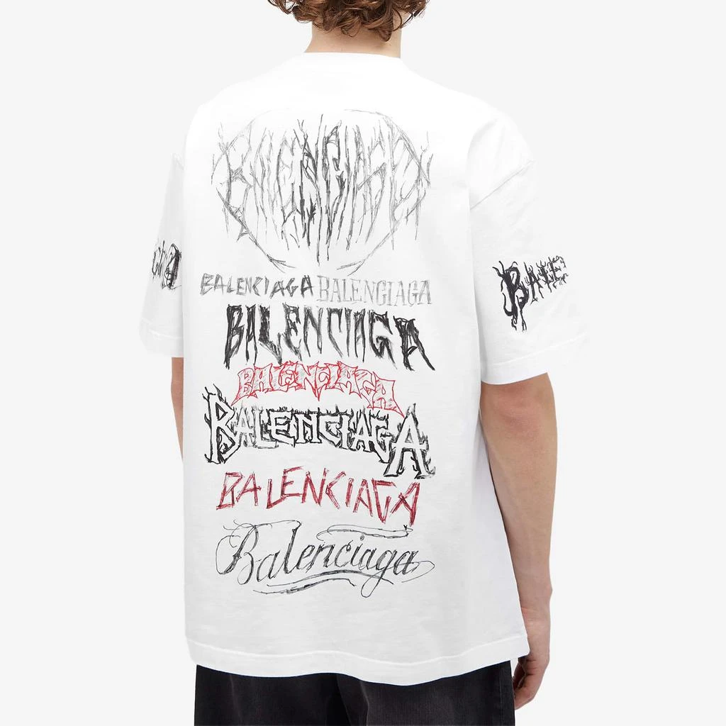 Balenciaga Balenciaga Large Fit T-Shirt 3