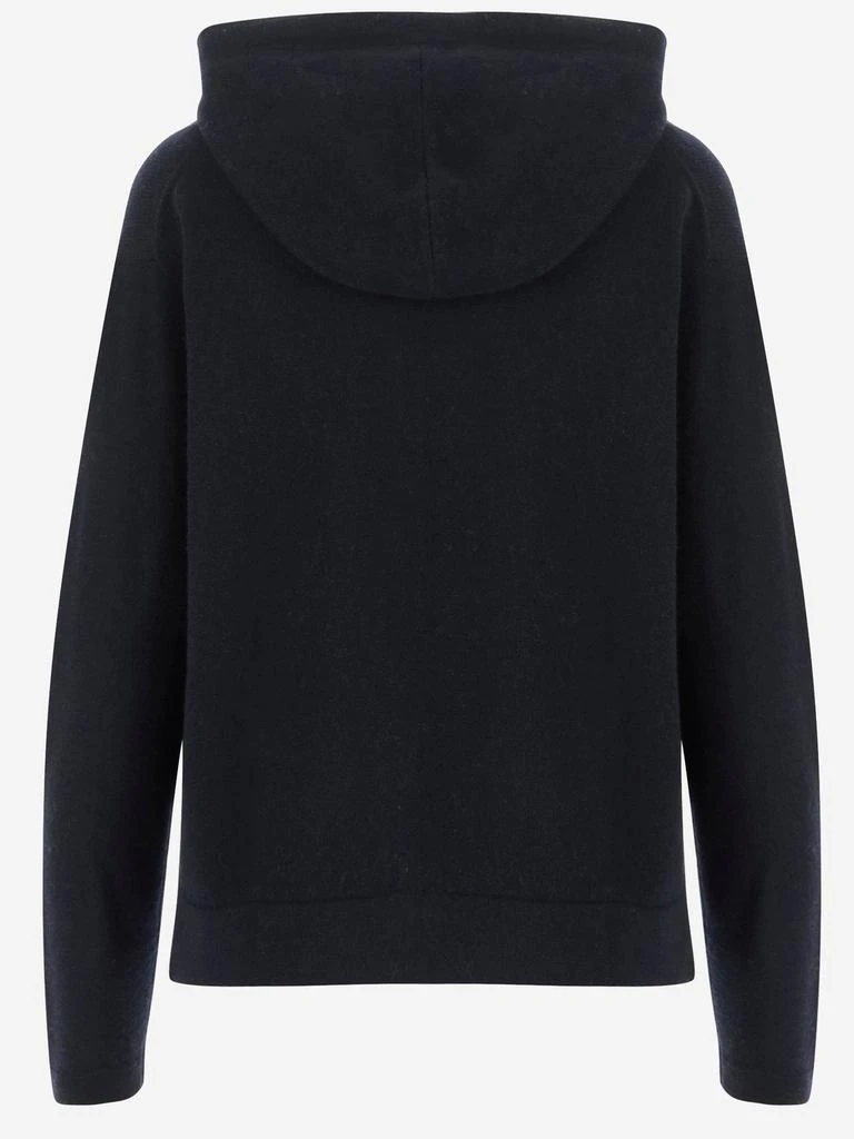 Allude Allude Hooded Zip-Up Sweater 2
