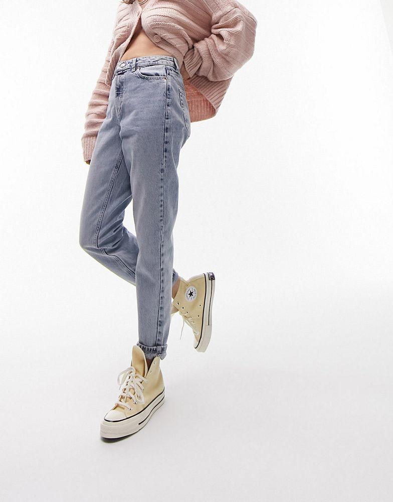 Topshop Topshop Original Mom high rise jean in bleach