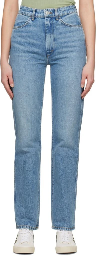 Re/Done Blue 70s Cigarette Jeans 1