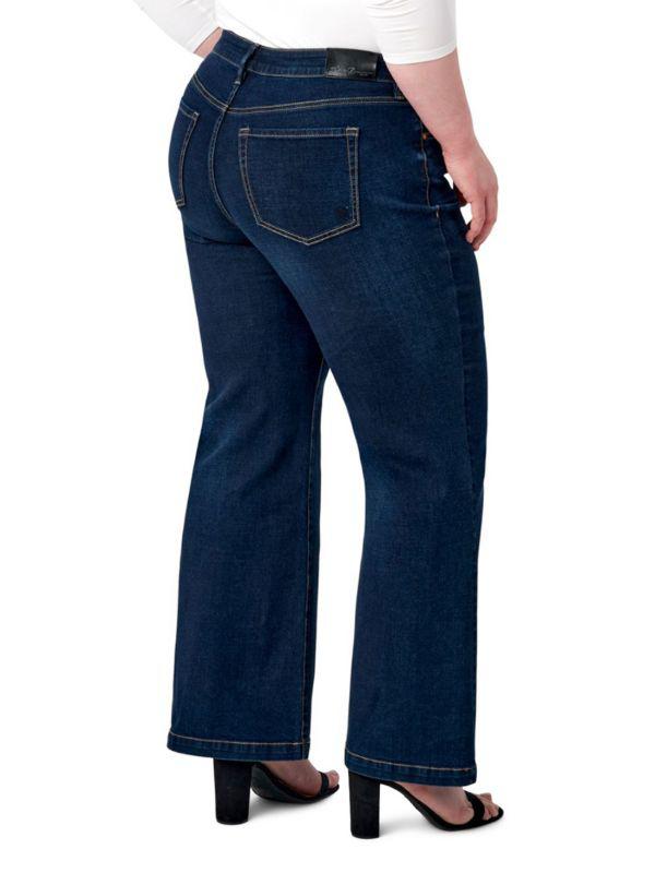 Seven7 ​The Bella Wide-Leg Hip-Welt Pocket Jeans
