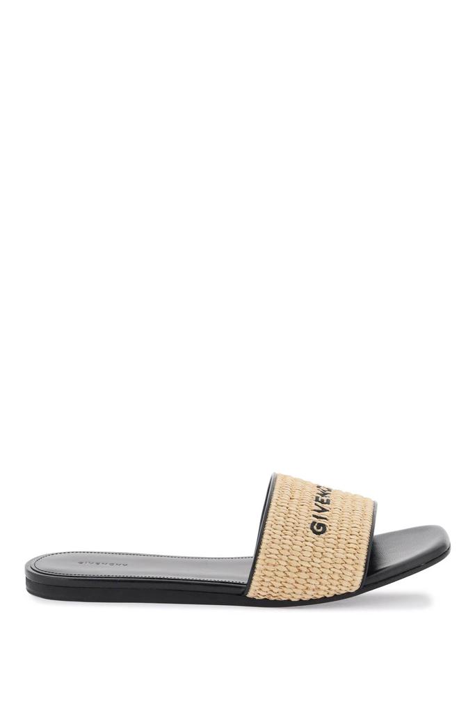 GIVENCHY raffia slides