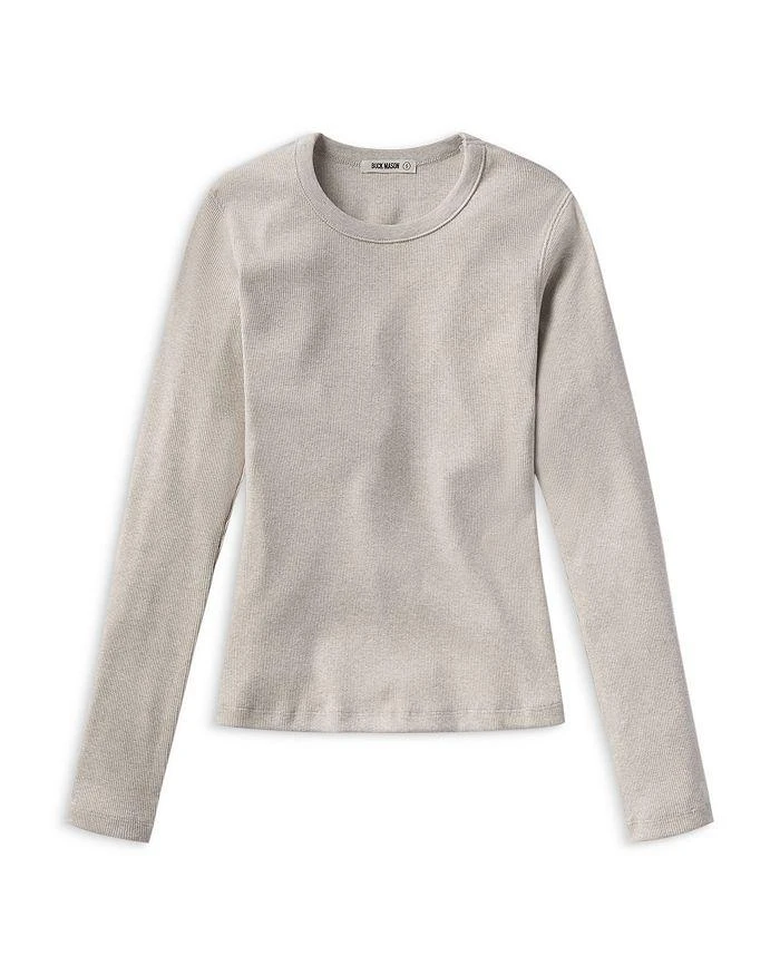 Buck Mason Surplus Rib Long Sleeved Crewneck Tee 6