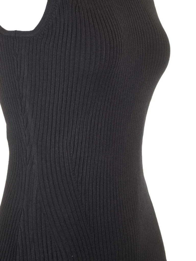 ROTATE Birger Christensen Black Mini Knitted Dress 4