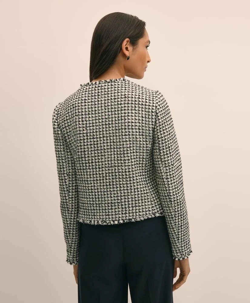 Brooks Brothers Boucle Zip-Front Jacket 4