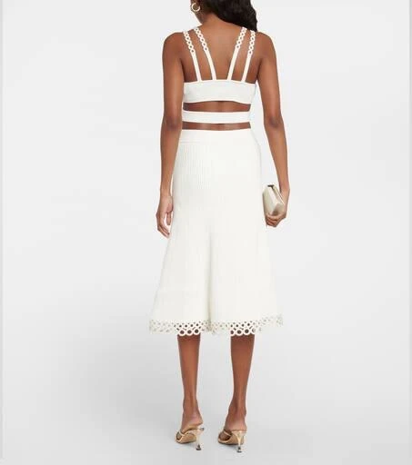 Jonathan Simkhai Liana ribbed crop top 3