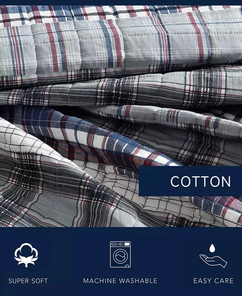 Nautica CLOSEOUT! Marina Cove Cotton Reversible 4 Piece Quilt Set 7