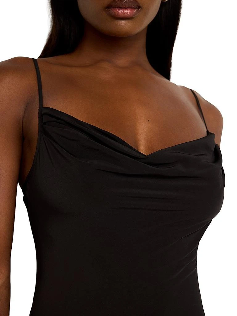 Chiffon Bias-Cut Maxi Dress  On Sale Now with Up to 71% Off | Discover  Exclusive Deals & Savings at BeyondStyle  Authentic Good American women's  apparel|Women's|women's|black-owned or founded|sleeveless|dresses|cowlneck|floor-length|contemporary  ...