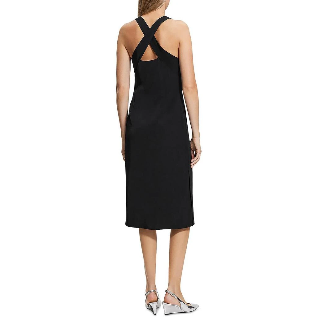 Theory Womens Crossback Short Midi Dress 2