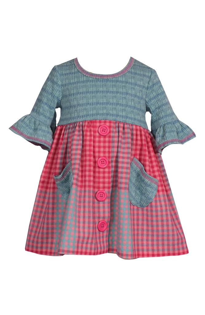 Iris & Ivy Mixed Print Dress 1