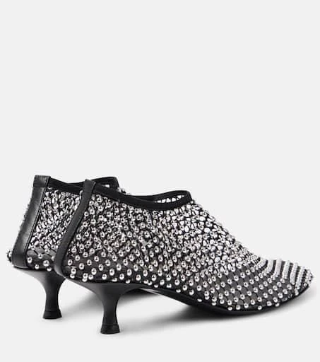 Christopher Esber Minette embellished fishnet pumps 2