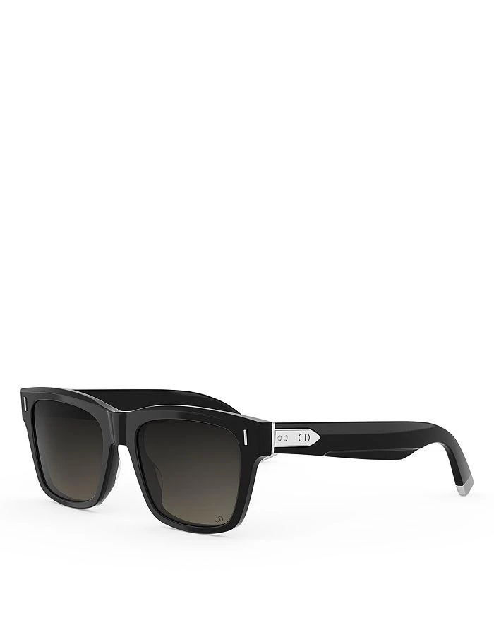 Dior DiorGlow S1I Black Square Sunglasses, 53mm  display picture 3