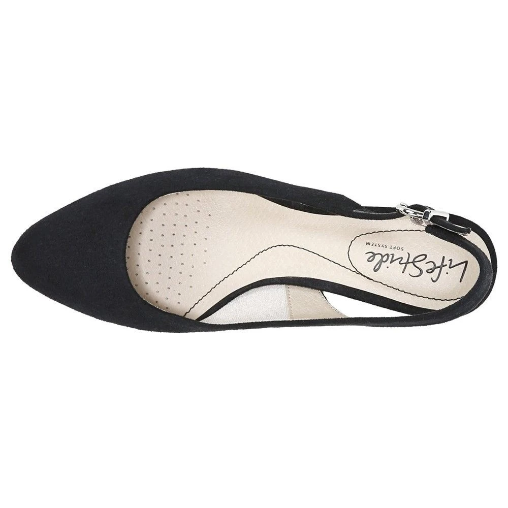 LifeStride Gigi Round Toe Slingback Pumps 4
