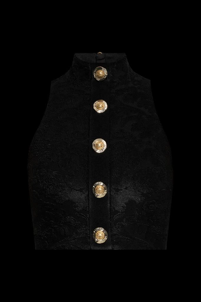 Balmain Balmain Baroque Patterned Sleeveless Top from Cettire