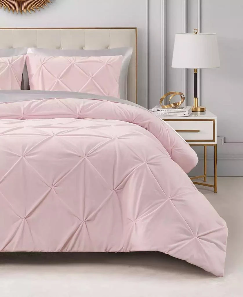 Juicy Couture Kiss Pleat Plush 3-Pc. Comforter Set 1