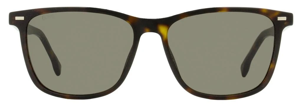Hugo Boss Boss Men's Rectangular Sunglasses 1554/O/S 086IR Havana 56mm 2