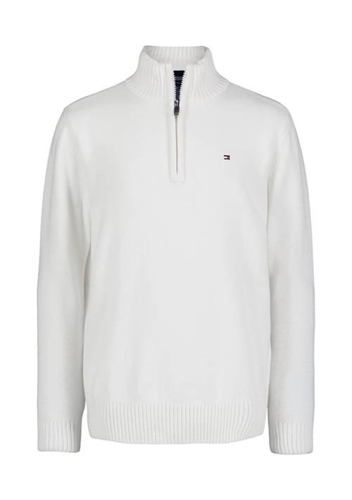 Tommy Hilfiger Hilfiger Boys 8 20 1 4 Zip Solid Sweater Knit Pullover