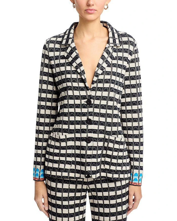 Aldo Martins Plaid Knit Blazer 7