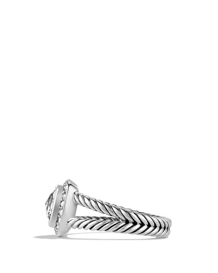 David Yurman Petite Albion Ring with White Topaz & Diamonds 2