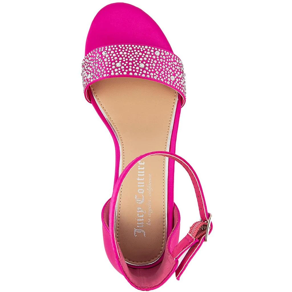 Juicy Couture Nelly Womens Ankle Strap Open Toe Block Heel 3