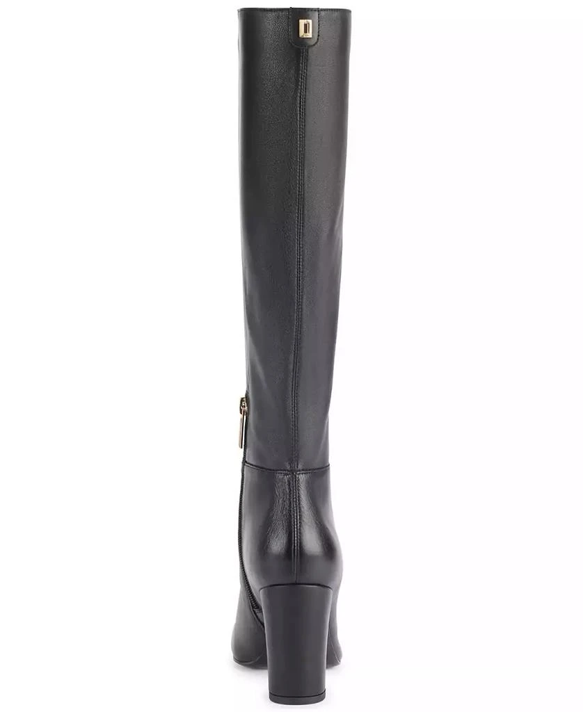 Karl Lagerfeld Paris Women's Vani Almond toe Heeled Boots 3