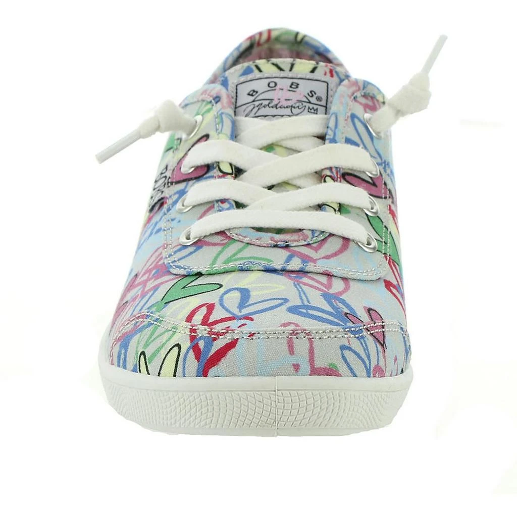 BOBS From Skechers Grateful Love Womens Canvas Lace-Up Slip-On Sneakers 2