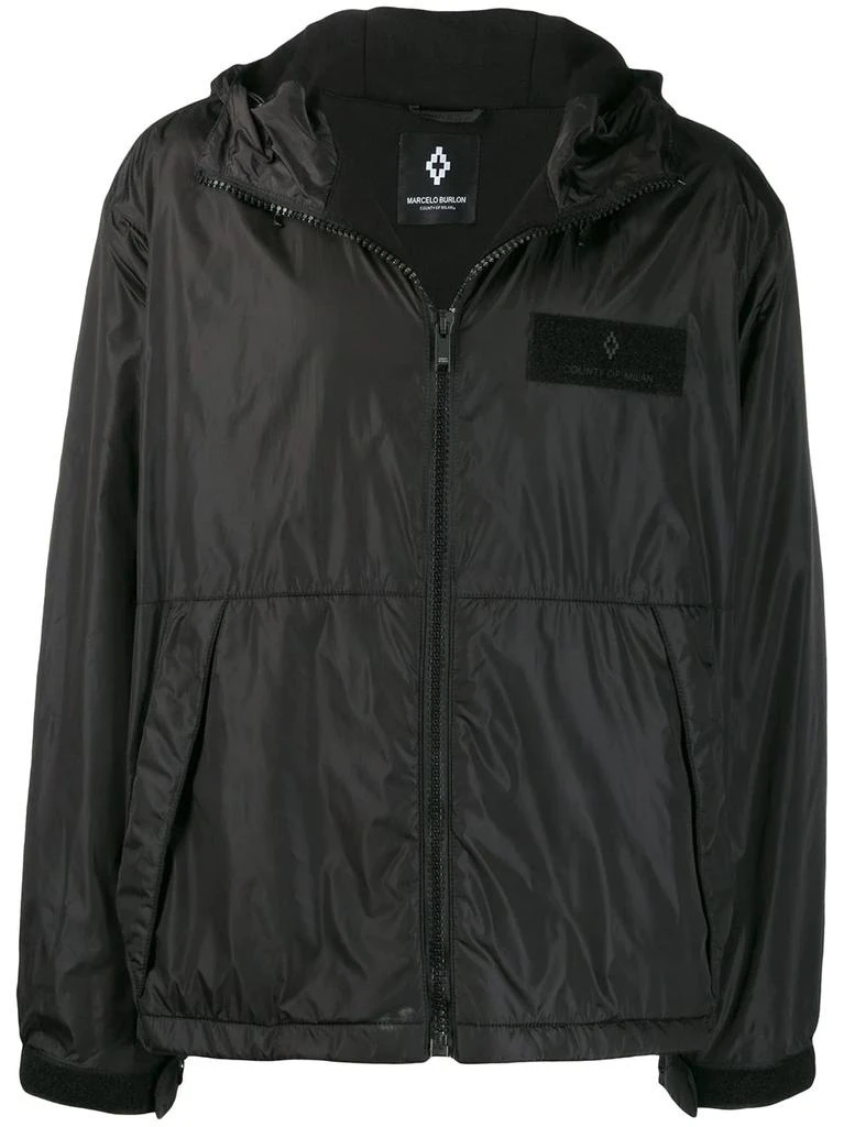 Marcelo Burlon patch wings windbreaker - men 1