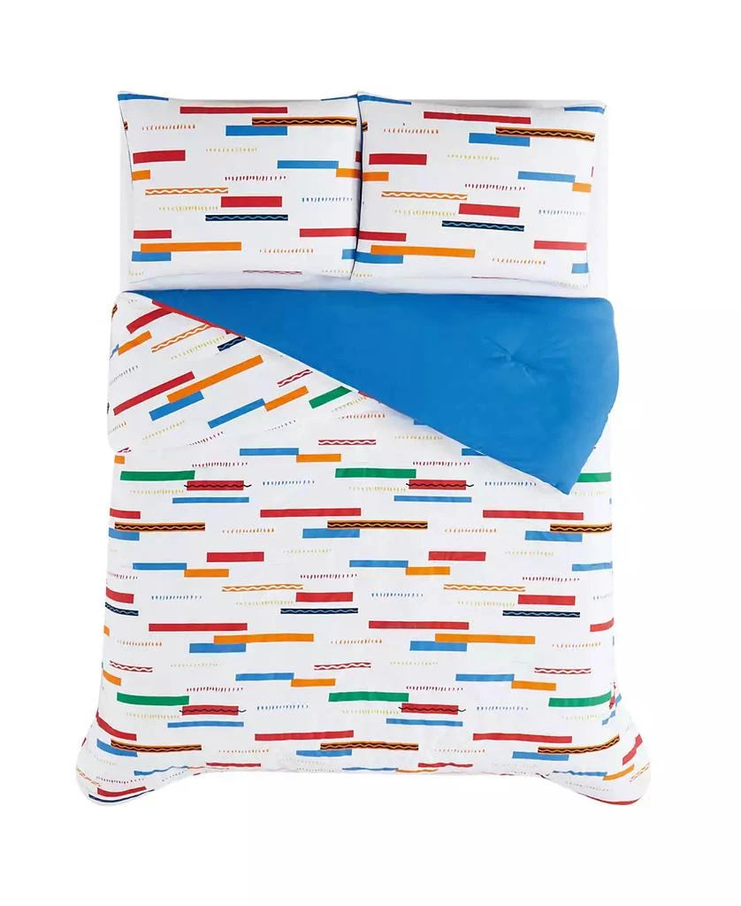 Crayola Serpentine Stripe 2 Piece Comforter Set 4