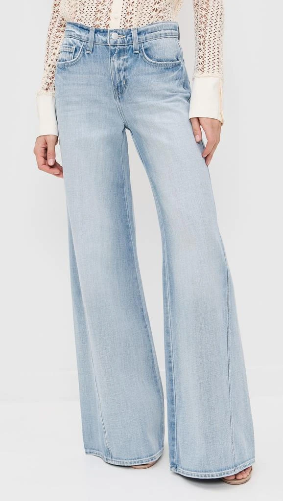 LAGENCE Beau T-Seam Wide Leg Jeans 1