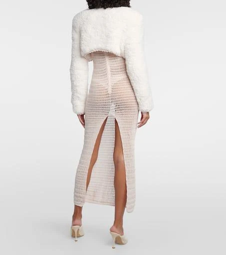 Magda Butrym Cropped fleece cardigan 3