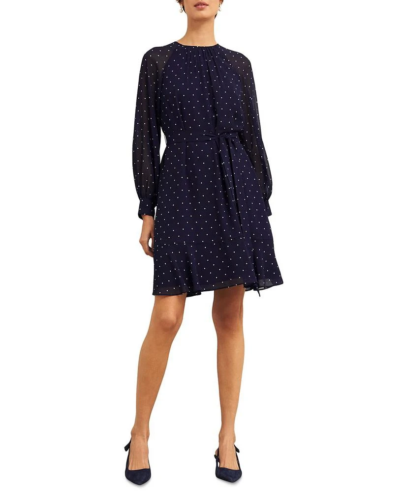 HOBBS LONDON Rosie Dot Print Dress 1