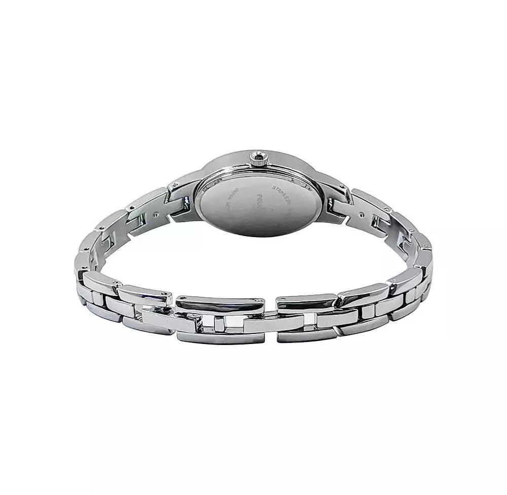 Peugeot Women's Silver 30x25mm Sun Moon Dial Link Bracelet Watch 2