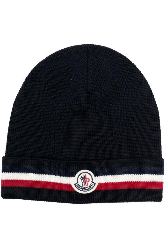 【送料&関税込】Moncler Grenoble Beanie Hat With Logo Moncler Grenoble logo-embroidered Padded Wool Beanie | Brown