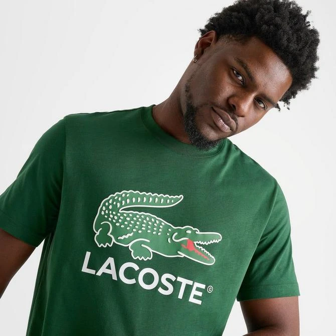 Lacoste Men's Lacoste Large Croc Logo T-Shirt 5