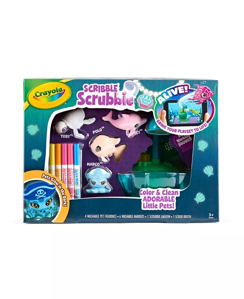 Crayola Scribble Scrubbie Ocean Pets Glow Lagoon 5