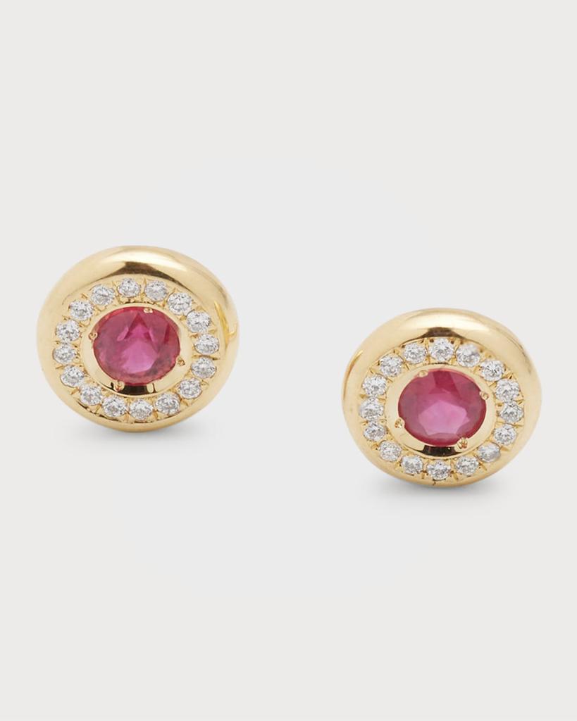 Roberto Coin 18k Gold Ruby Stud Earrings