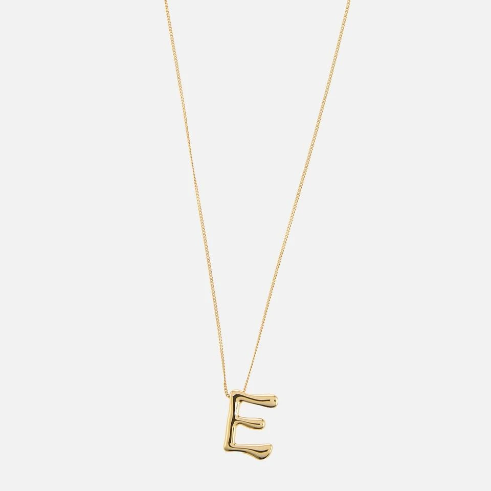 ASTRID & MIYU Astrid & Miyu Initial Bold 18K Gold-Plated Necklace 2