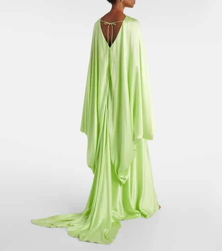 ROKSANDA Caped satin gown 3
