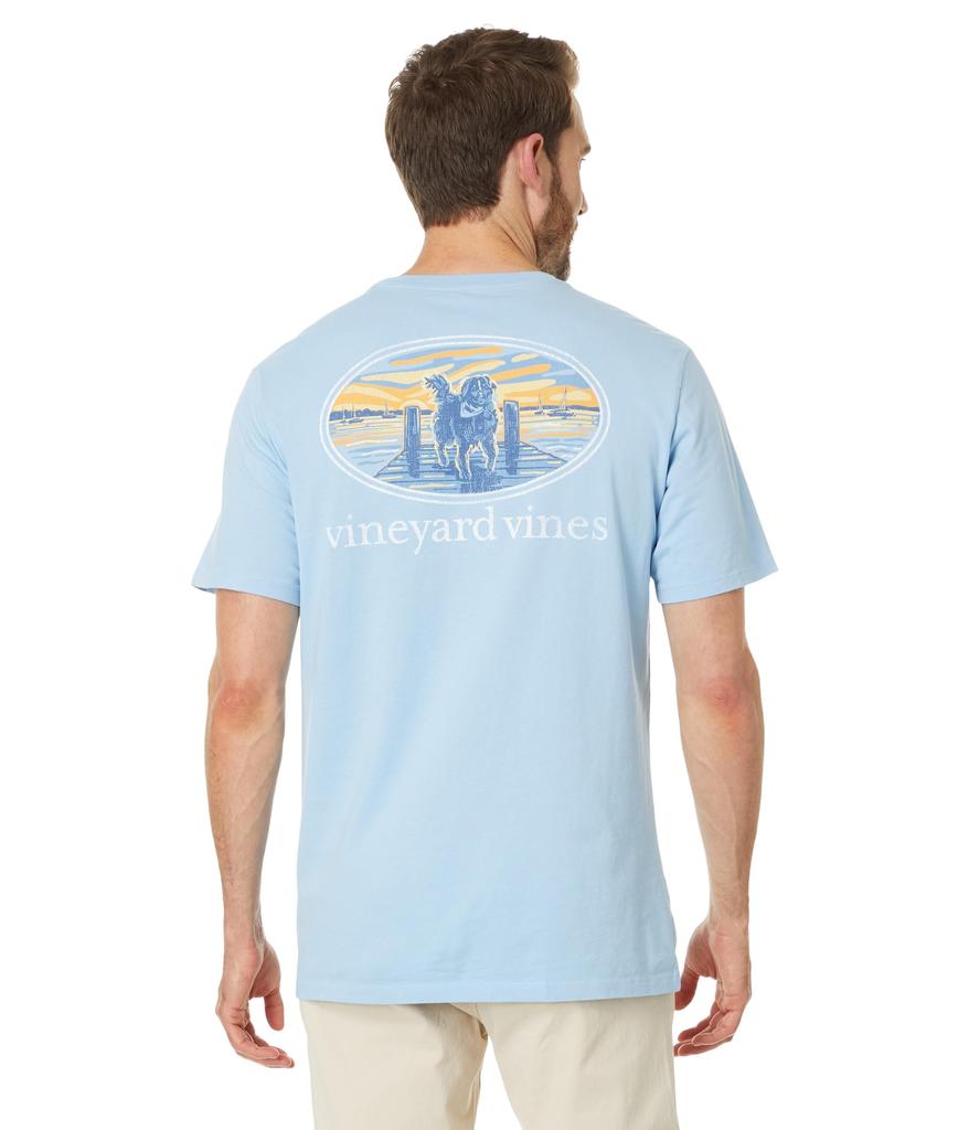 Vineyard Vines Sunset Pier Bernese Short Sleeve Tee