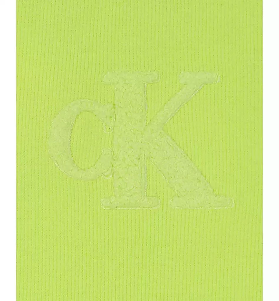 Calvin Klein Big Girls Ribbed Racerback Logo Tank Top 2