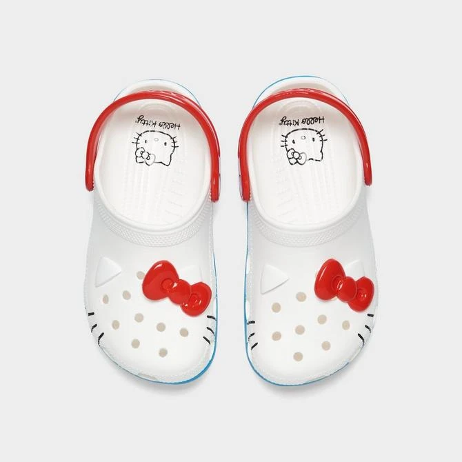 CROCS Girls' Little Kids' Crocs x Hello Kitty Classic Clog Shoes 9