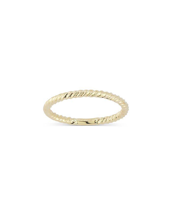 Moon & Meadow 14K Yellow Gold Twist Narrow Band