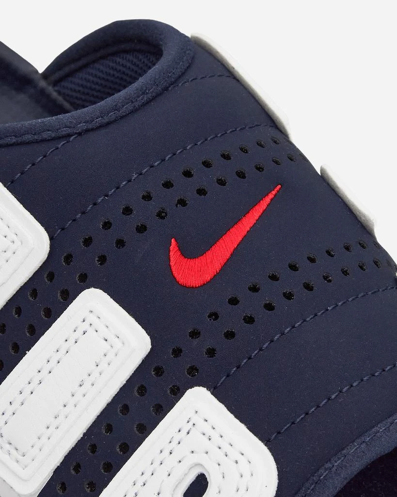 NIKE Air More Uptempo Slides Midnight Navy / University Red 6