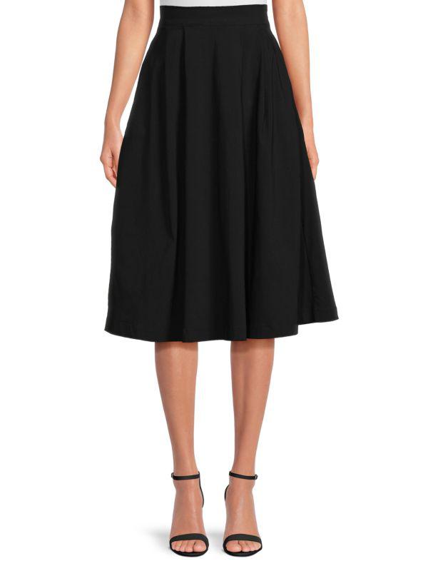 Shop Box Pleated Midi Skirt on Sale at BeyondStyle – Get 66